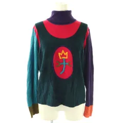 カステルバジャック CASTELBAJAC SPORT ニット プルオーバー タートルネック 3 マルチカラー /DF ■GY60