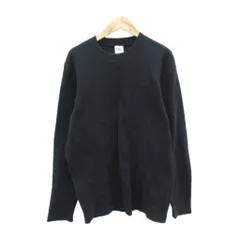 ザラ ZARA ニット セーター M 黒 ブラック ラウンドネック 長袖 /YS56 ■GY60