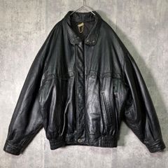 AQUA LETHER レザージャケット 古着 - メルカリ