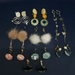 個性的デザイン イヤリングまとめ売り 9セット レディースアクセサリー