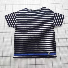 ◇ Θ ビーミングバイビームス B:MING by BEAMS ボーダーTシャツ ネイビー系 メンズ Lサイズ E  【1602040067662】