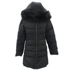 リゼクシー RESEXXY ダウンコート M 黒 ブラック フェイクファーフード付き ロング丈 /YS65 ■GY58