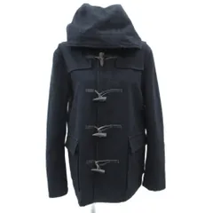 レイジブルー RAGEBLUE ダッフルコート M 紺 ネイビー フード付き トグルボタン ミドル丈 /YS7 ■GY58