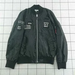 ◇ Θ ナイラス Nylaus MA-1フライトジャケット ブラック系 メンズ Mサイズ E  【1602040068072】