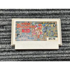 レア】ダンジョンキッド ファミコンソフト 箱説明書注意書き付き