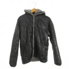 コンバース CONVERSE ALL STAR 中綿ジャケット 上着 L 黒 ブラック フード付き 長袖 キルティング /MN5 ■GY58