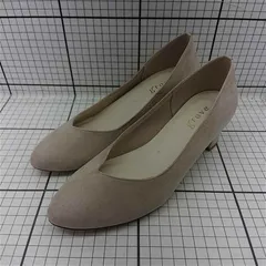 ◇ Θ グローブ grove ベージュ系 スエード調パンプス 22.5cm レディース E  【1602130006298】