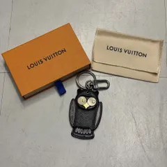 LOUIS VUITTON ルイヴィトン Porte-Cle's Owl キーホルダー M69482 ブラック 【中目黒B03】