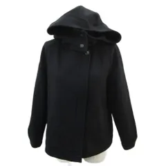 ボディドレッシングデラックス BODY DRESSING Deluxe コート ミドル丈 38 黒 ブラック フード付き 038-252064 /SM5 ■GY58のサムネイル