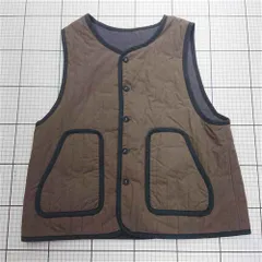 ◇ Θ サマンサモスモス Samansa Mos2 MFT-1304528 キルティングベスト レディース Fサイズ ブラウン系 E  【1602130007288】