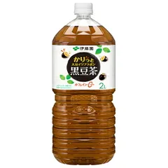 伊藤園 かりっと 大豆イソフラボン 黒豆茶 2Lペットボトル×6本入| 送料無料 麦茶 カフェインレス ノンカフェイン お茶 ストック ドリンク 飲料 緑茶 茶葉 紅茶 ティー ケース買い まとめ買い 業者 仕入れ 大量 烏龍茶 備蓄のサムネイル