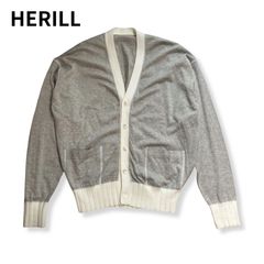 美品】ヘリル HERILL ラミーハイゲージニット サイズ2 グレー - メルカリ