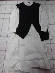 ◇ Θ ザンパ ZAMPA 18-9023 アシメベストセットワンピース ブラック系 レディース M E  【1602130008032】