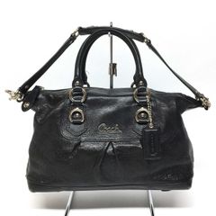 ⭐️レア⭐️COACH コーチ ボストン ハンドバッグ 黒 レザー y2k