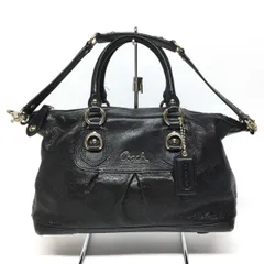 COACH コーチ ハンドバッグ  ショルダーバッグ 2WAYバッグ ブラック F15445 ※中古 【津山店】