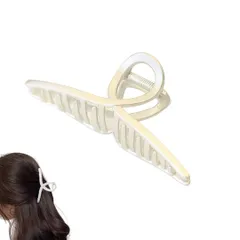 バンスクリップ リボン ヘアクリップパール 韓国風 ヘアクリップ ヘアクロー 大きめ おしゃれ 髪留め クリップ しっかりとまる 結婚式 ヘア バレッタ かわいい 可愛い 韓国 まとめ髪 ヘアアクセ 髪飾り ヘアアレンジ (シルバーA) [シルバーA]