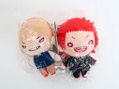 僕のヒーローアカデミア 爆豪勝己＆切島鋭児郎(パーティ) にとたん ボールチェーン付ぬいぐるみ ジャンプフェスタ2020グッズ