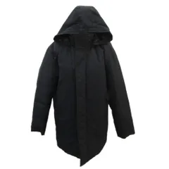 エレメント ELEMENT ダウンジャケット ロング丈 2WAY S 黒 ブラック フード付き /SM8 ■GY58