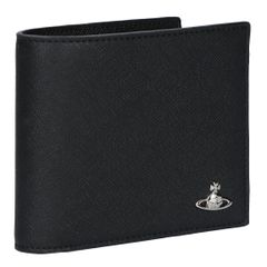 ヴィヴィアンウエストウッド VIVIENNE WESTWOOD メンズ 折財布 ニつ折財布 5115003NM S0021 N401 BLACK