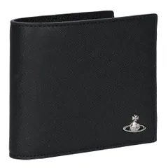 ヴィヴィアンウエストウッド VIVIENNE WESTWOOD メンズ 折財布 ニつ折財布 5115003NM S0021 N401 BLACKのサムネイル