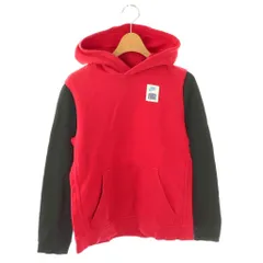 ナイキ NIKE FORCE パーカー フーディー 切替 L レッド ブラック /DF ■GY58