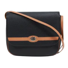 Dior ディオール ショルダーバッグ レザー ブラック/ブラウン【中古】 レディース