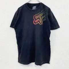古着 used　FOX Racing　フォックスレーシング　半袖プリントTシャツ　黒　ブラック　Lサイズ【値引き交渉OK！】