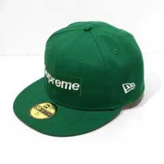 Supreme × New Era シュプリーム×ニューエラ No Comp Box Logo キャップ サイズ7 5/8 60.6cm グリーン系 ※中古 【津山店】