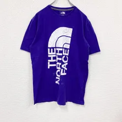 古着 used　THE NORTH FACE　ザ・ノースフェイス　半袖プリントTシャツ　紫　パープル　Mサイズ【値引き交渉OK！】