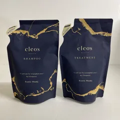 W1818 cleo's beauté シャンプー&トリートメント つめかえ用 300ml 計2点セット
