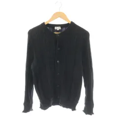 ユナイテッドアローズ ブルーレーベル UNITED ARROWS BLUE LABEL カーディガン ニット L ブラック /ES ■ECB001