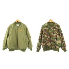 ロデオクラウンズ Rodeo Crowns ジャケット リバーシブル ジップアップ 中綿 カモフラ F カーキ /HK ■ECB001のサムネイル