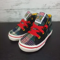 VANS SK8-HI NEL バンズ スケートハイ ネル 16.0cm グリーン ブラック 黒 緑 V38CJ NEL L11886