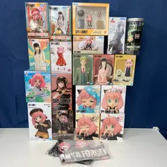 SPY×FAMILY スパイファミリー アーニャ多め プライズ フィギュア 雑貨混在まとめ アーニャ ロイド ヨル ボンド 計19点 （ME28-3737）