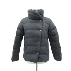 ジャーナルスタンダード JOURNAL STANDARD ダウンジャケット 上着 ミドル丈 グレー ハイネック アシンメトリーフロント /SM10 ■GY58