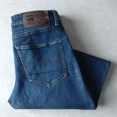 ■古着 G-STAR RAW ジースターロゥ GS 3301 DECONSTRUCTED SLIM ジーンズ デニムパンツ W32L32【L5663】