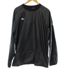 プーマ PUMA ブルゾン ウインドブレーカー ナイロン O 黒 ブラック 無地 クルーネック 長袖 /GG ■GY60