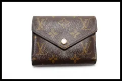 ■LOUIS VUITTON モノグラム ポルトフォイユヴィクトリーヌ レザー 3つ折り財布 ルイヴィトン ■0219uj3062-4M