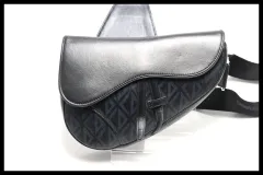 ■Christian Dior CDダイヤモンド サドルバッグ レザー ボディバッグ クリスチャンディオール ■0219uj622747