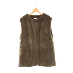 アイテムズ アーバンリサーチ ITEMS URBANRESEARCH フェイクファージレ ベスト F ブラウン /HK ■ECB001