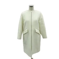 スピック&スパン Spick&Span ノーカラーコート ロング丈 36 白 ホワイト /SM9 ■GY58のサムネイル