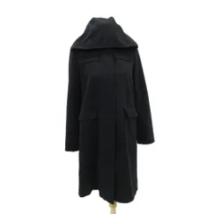 アーバンリサーチ URBAN RESEARCH コート ロング丈 F 黒 ブラック フード付き WH87-27M024 /MA9 ■GY58のサムネイル