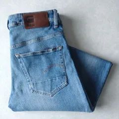 ■古着 G-STAR RAW ジースターロゥ 3301 SLIM ジーンズ デニムパンツ W33L30【L5664】