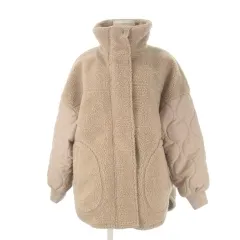 エドウィン EDWIN ボアジャケット 上着 M ピンク 長袖 スタンドカラー キルティング切り替え /CK11 ■GY58のサムネイル