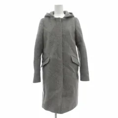 グリーンレーベルリラクシング ユナイテッドアローズ green label relaxing コート ウール 36 グレー フード付き 長袖 フラップポケット /SX ■GY60のサムネイル