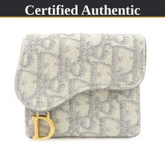 Dior Saddle Lotus ウォレット オブリーク ジャカード正規品美品