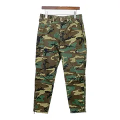 DOLCE&GABBANA ドルチェ&ガッバーナ ドルガバ カーゴパンツ ボトムス カモフラ 裾ジップ メンズ サイズ46 カーキ ズボン DM18145■のサムネイル