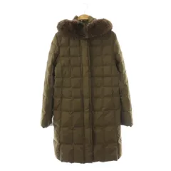 コムサデモード COMME CA DU MODE ダウンコート フード付き 9 カーキ /ES ■ECB001