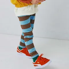 《新品》p.premier nobi-nobiストレッチレギパン サックス 90 100㎝ 子供服 レギンス P120026