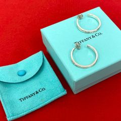 希少】VintageTiffany サマセット925メッシュフープピアス - メルカリ